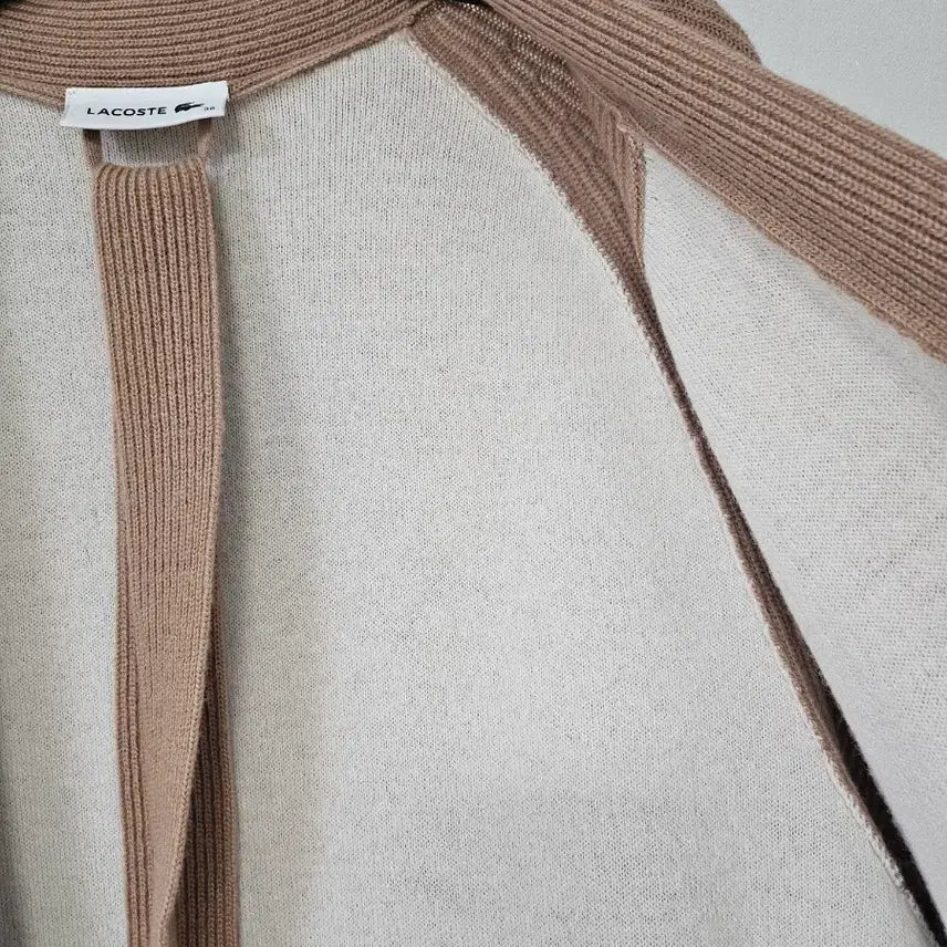 [BUNJANG] Lacoste Knit Cardigan / 라코스테 벨트 니트 가디건
