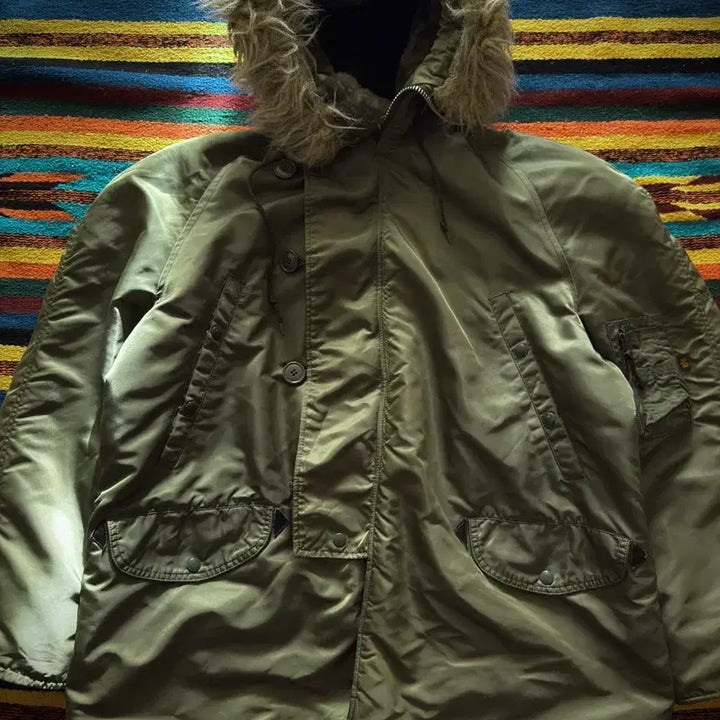 [BUNJANG] Alpha Industries N-3B Flight Parka / 90s USA 알파인더스트리 N-3B  Flight parka