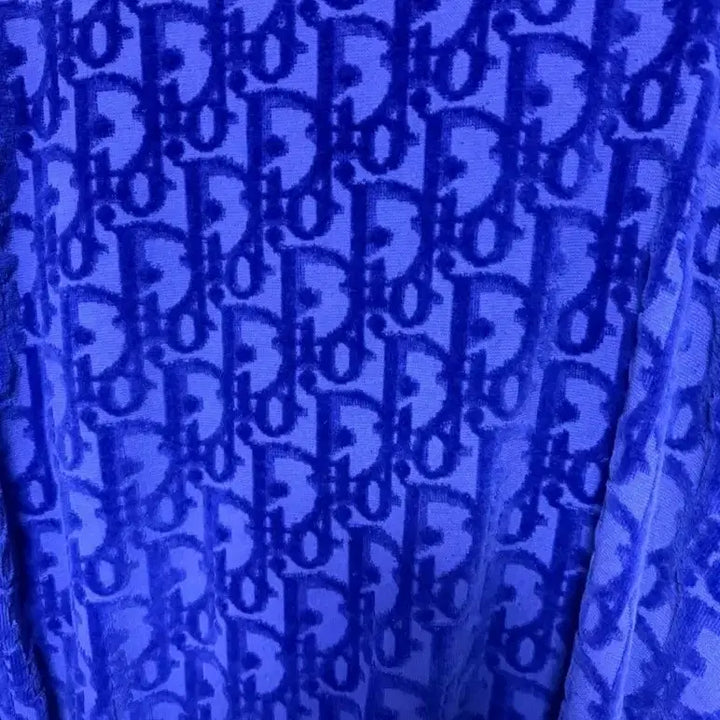 [BUNJANG] Dior Blue Oblique Robe / 디올 블루 오블리크 로브 가운