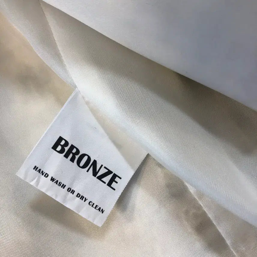 [BUNJANG] BRONZE Tweed No Collar Jacket / 브론즈 울 트위드 노카라 자켓 라운드 출근룩 올드머니룩 BRONZE