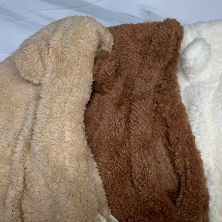 [BUNJANG] Bear 3-Piece Set Winter Hat Bundle / (새상품 3종류)곰돌이 베어 모자 털모자 일괄 세트