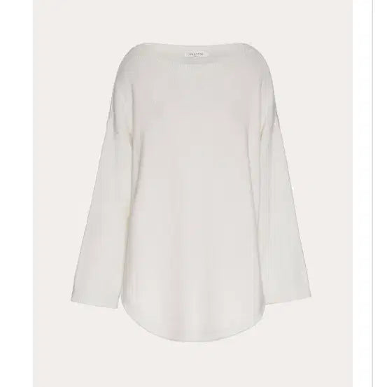 [BUNJANG] Valentino Cashmere Studded Pullover Knit / 발렌티노 캐시미어 스터드 풀오버 니트.