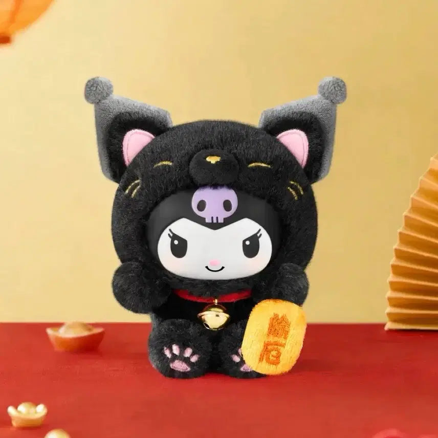 [BUNJANG] Sanrio Retro Cat Plushie Keyring / 산리오 헬로키티 쿠로미 마이멜로디 폼폼푸린 한교동 포챠코 복고양이 인형