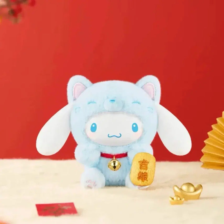 [BUNJANG] Sanrio Retro Cat Plushie Keyring / 산리오 헬로키티 쿠로미 마이멜로디 폼폼푸린 한교동 포챠코 복고양이 인형