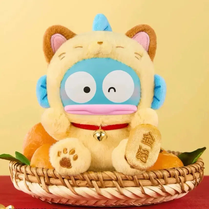 [BUNJANG] Sanrio Retro Cat Plushie Keyring / 산리오 헬로키티 쿠로미 마이멜로디 폼폼푸린 한교동 포챠코 복고양이 인형