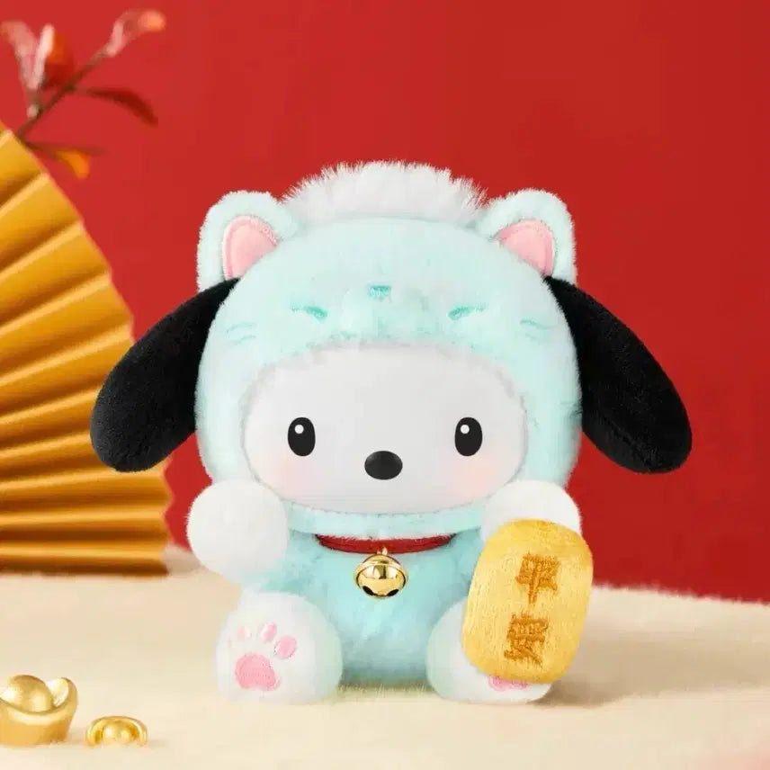 [BUNJANG] Sanrio Retro Cat Plushie Keyring / 산리오 헬로키티 쿠로미 마이멜로디 폼폼푸린 한교동 포챠코 복고양이 인형