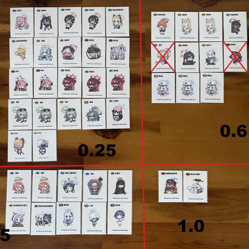 [BUNJANG] Blue Archive Goods / 블루아카이브 굿즈 개별 판매