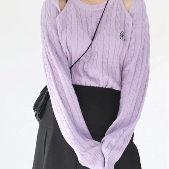 [BUNJANG] Split Knit Top / 트임니트