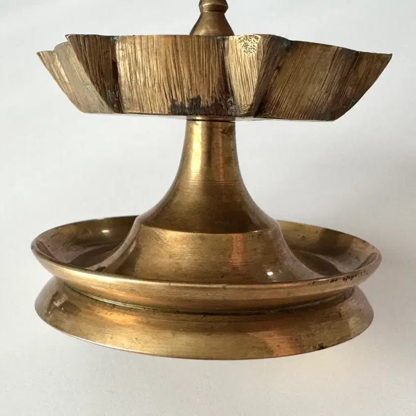 [BUNJANG] Vintage Brass 2-Tier Tray / 빈티지 브라스2단트레이