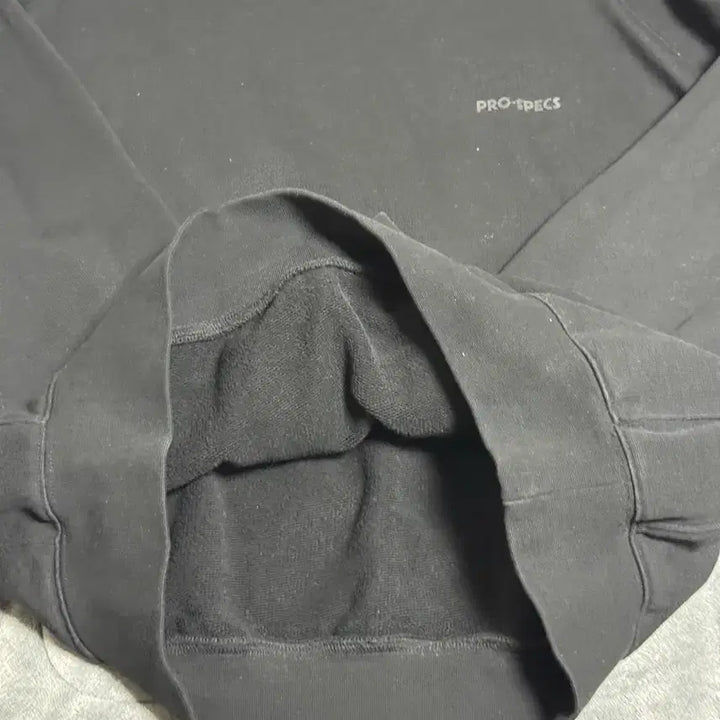 [BUNJANG] Prospecs Oversized Black Sweatshirt / 프로스펙스 맨투만 오버핏 블랙 스웨트셔츠
