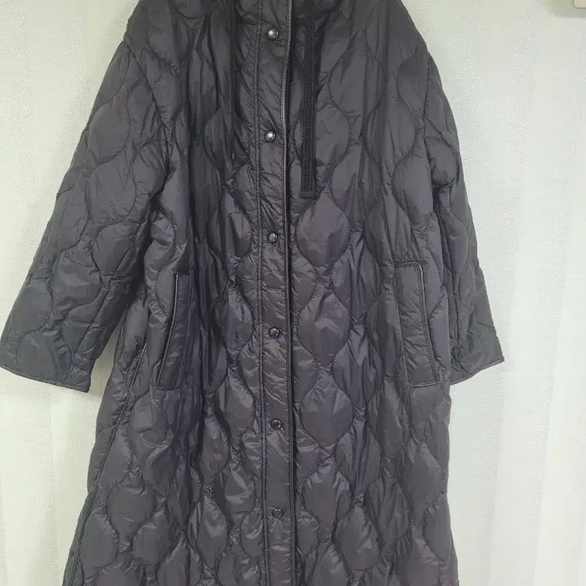 [BUNJANG] 24Time Quilted Goose Down Long Padded Coat / 24타임 퀼팅 구스다운 롱패딩 블랙