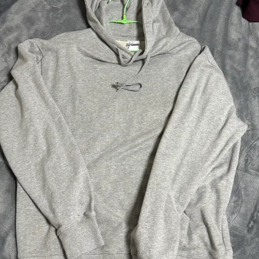[BUNJANG] Gallery82 Gray Melange Hoodie / 갤러리82 회색 멜란지그레이 후드티