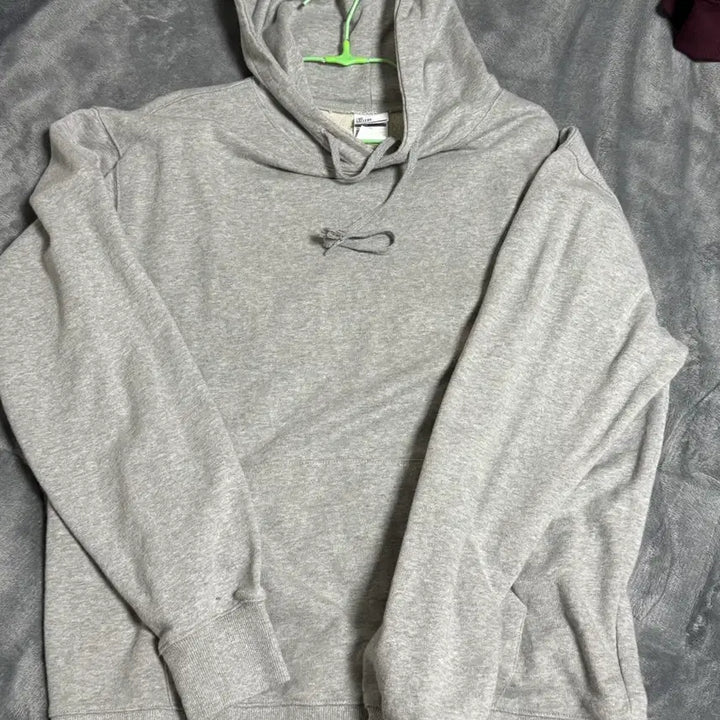 [BUNJANG] Gallery82 Gray Melange Hoodie / 갤러리82 회색 멜란지그레이 후드티
