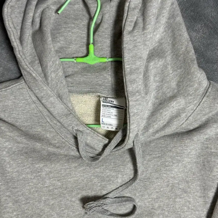 [BUNJANG] Gallery82 Gray Melange Hoodie / 갤러리82 회색 멜란지그레이 후드티