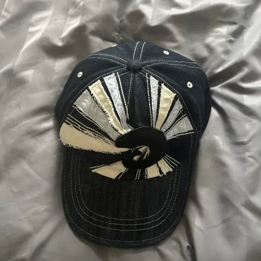 [BUNJANG] Sunrise Magnesium Ball Cap Denim Blue / 탄산마그네슘 선라이즈 볼캡 모자 데님 블루