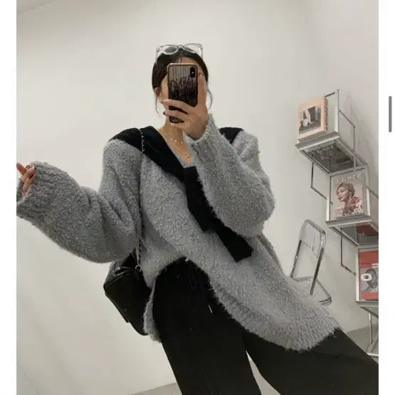 [BUNJANG] The First Alpaca Pudding Knit Bell 201 Antique J / 더퍼스트 알파카 푸딩 니트 벨201 엔티크제이