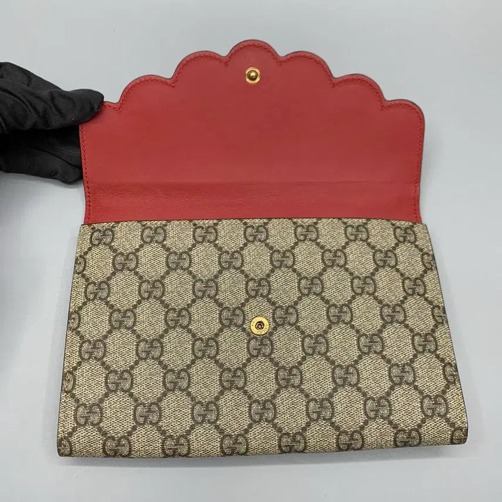[BUNJANG] Gucci GG Supreme Pearl Clutch Bag 431476 / 257001323 구찌 GG 수프림 진주 클러치백 431476