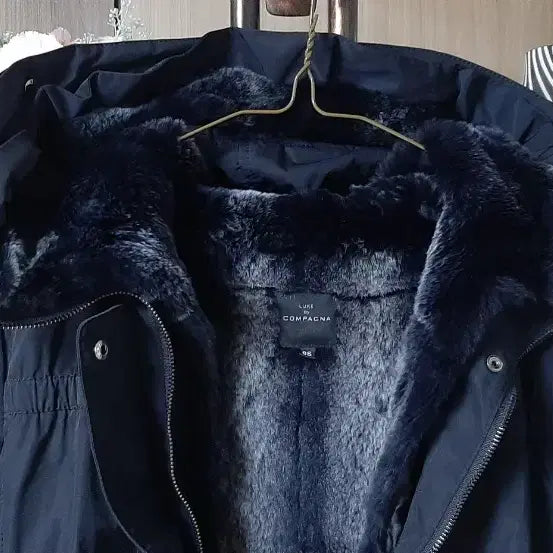 [BUNJANG] Compagna Rabbit Fur Padded Jacket / 꼼빠니아 토끼털패딩