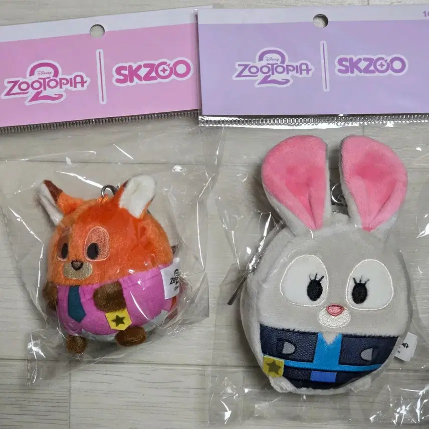 [BUNJANG] Zootopia Nick Judy Woopipi Coin Pouch / 주토피아 2 닉 주디 우푸피 동전 지갑 파우치