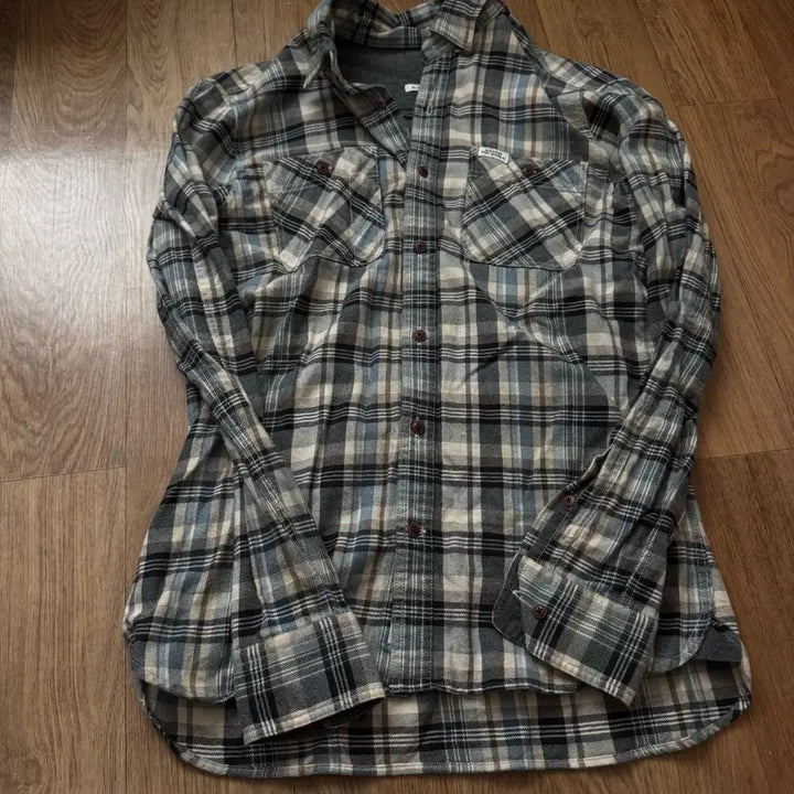 [BUNJANG] HAZZYS Checkered Slim Fit Shirt / HAZZYS 헤지스 체크 남방 셔츠 슬림핏