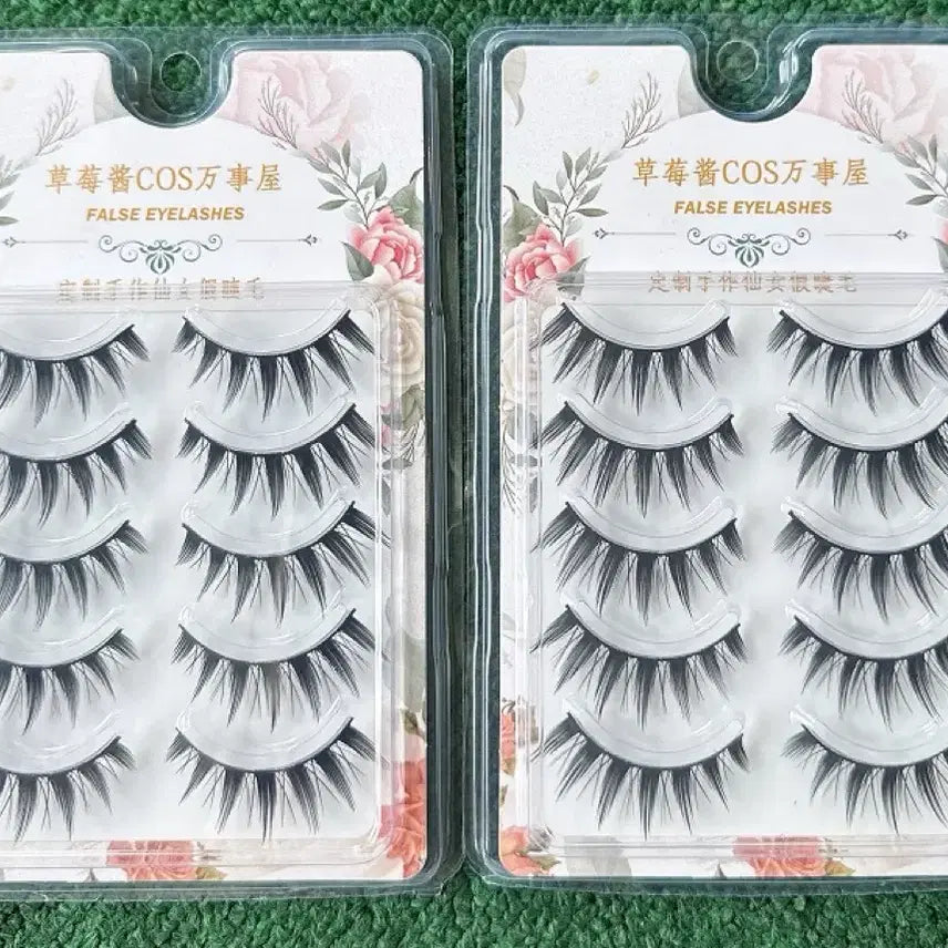 [BUNJANG] Cosplay Eyelashes (5 Pairs) / 코스프레 탑 속눈썹 5쌍