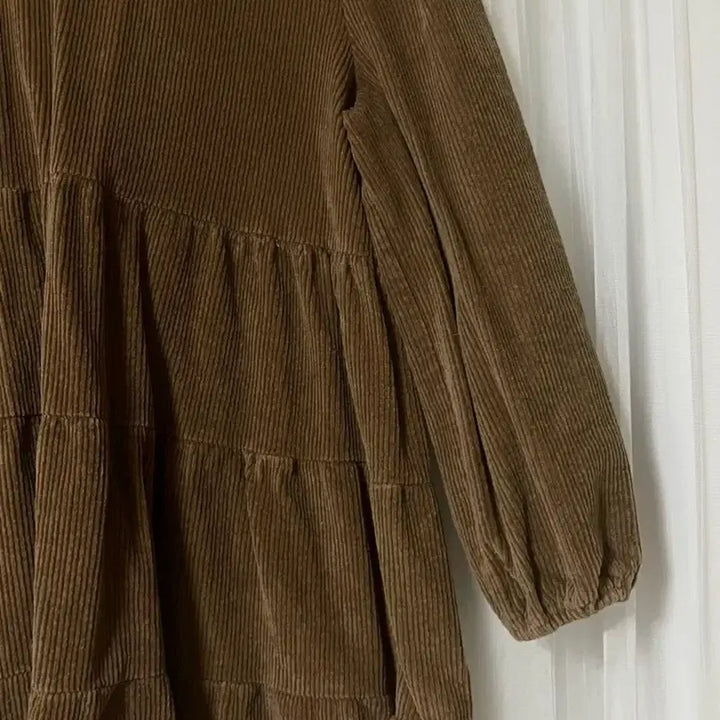 [BUNJANG] Corduroy Tiered Dress / 코듀로이 원피스