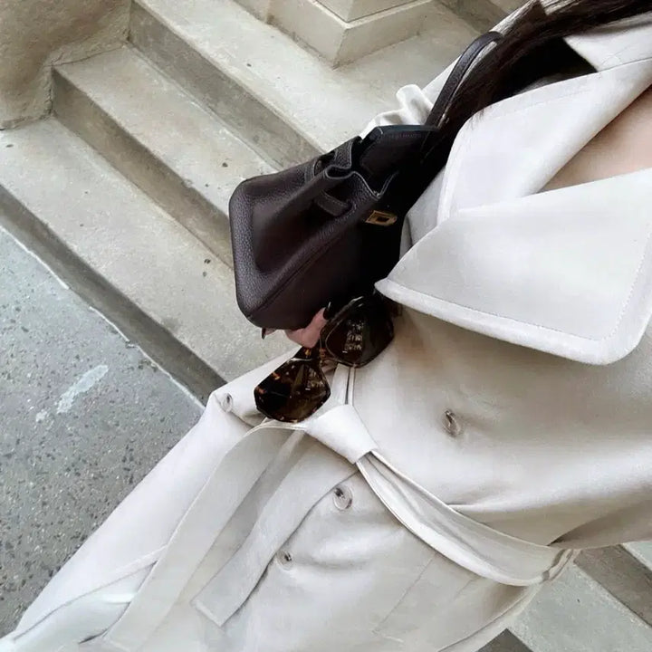 [BUNJANG] The Rose Woosung Suede Trench Coat / [새상품] 더로랑 미우 스웨이드 트렌치코트