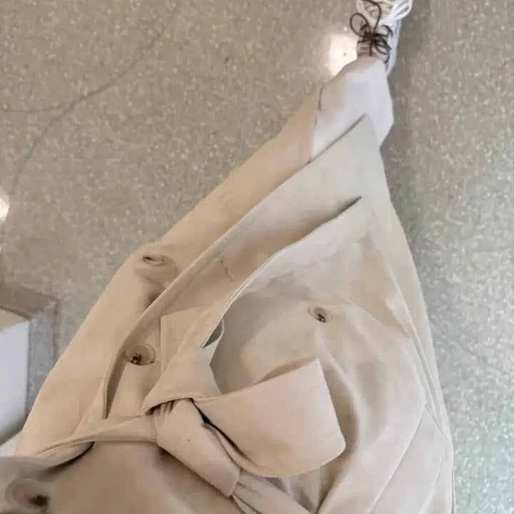 [BUNJANG] The Rose Woosung Suede Trench Coat / [새상품] 더로랑 미우 스웨이드 트렌치코트