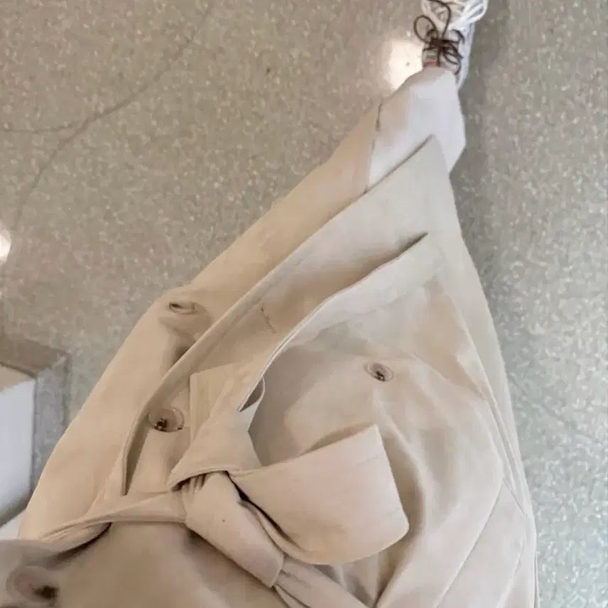 [BUNJANG] The Rose Woosung Suede Trench Coat / [새상품] 더로랑 미우 스웨이드 트렌치코트