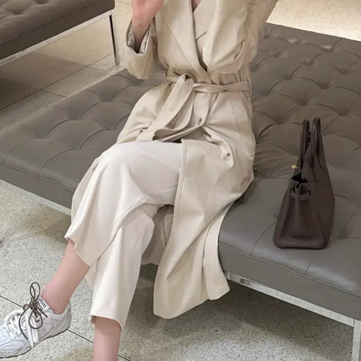 [BUNJANG] The Rose Woosung Suede Trench Coat / [새상품] 더로랑 미우 스웨이드 트렌치코트