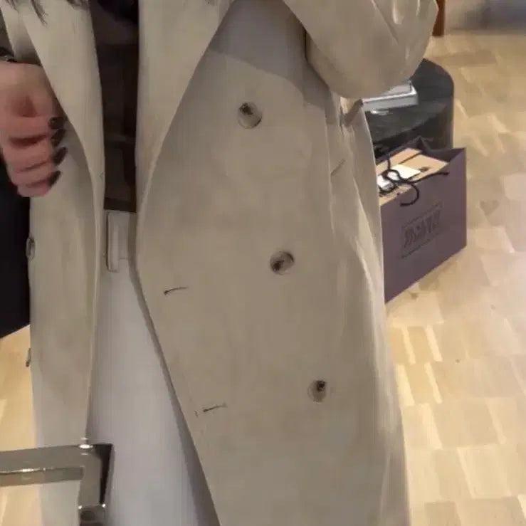 [BUNJANG] The Rose Woosung Suede Trench Coat / [새상품] 더로랑 미우 스웨이드 트렌치코트