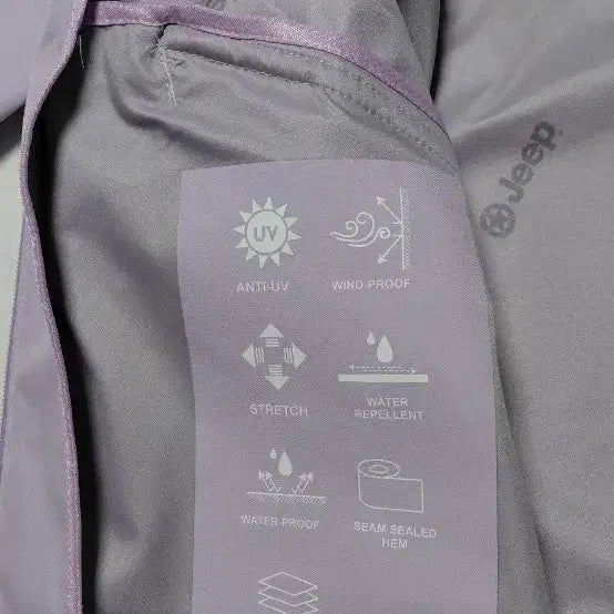 [BUNJANG] Jeep Women's Functional Long Windbreaker Jacket (Purple) / [Jeep/XL] 지프 여성 기능성 롱 바람막이 자켓 (퍼플)