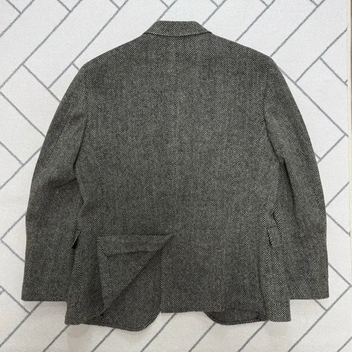 [BUNJANG] Polo USA Made Herringbone Sport Coat / (A급/42R) 폴로 USA메이드 스웨이드 트림 헤링본 스포츠코트