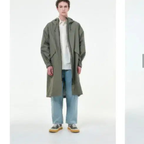 [BUNJANG] WeatherWeather Mars Weather Coat Core Collection Khaki / 웨더웨더 화성 웨더코트 코어컬렉션 카키