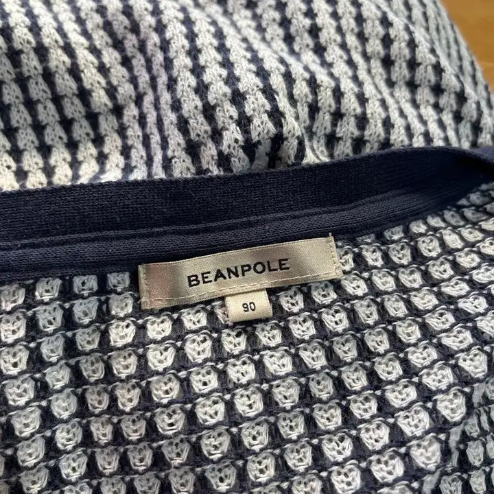 [SOLD OUT] 여성 빈폴 린넨 면 와플 롱 가디건 S