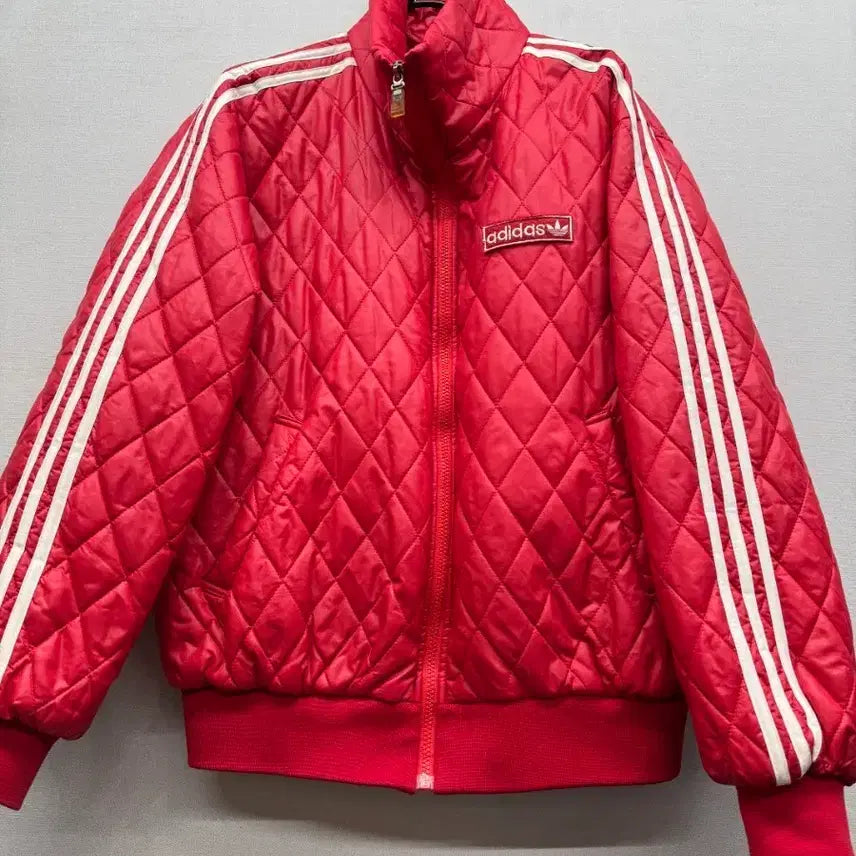 [BUNJANG] Adidas 90's Quilted Padded Jacket / 90's 아디다스 3선 퀄팅 패딩 (77, 100)