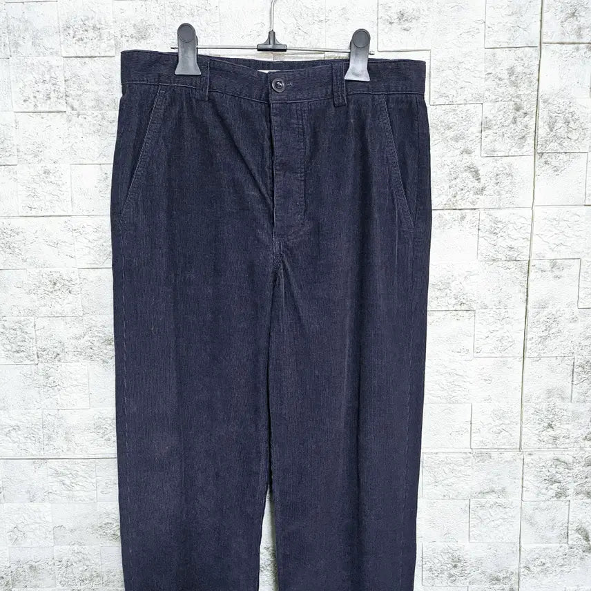 [BUNJANG] COS Navy Corduroy Pants / 코스 COS 네이비 코듀로이 팬츠