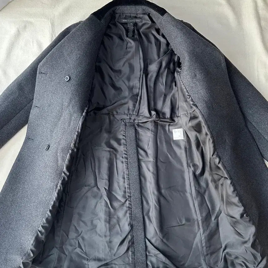 [BUNJANG] Marc Jacobs Wool Riding Coat / 마크제이콥스 여성 울코트 차콜 (44~슬림55)