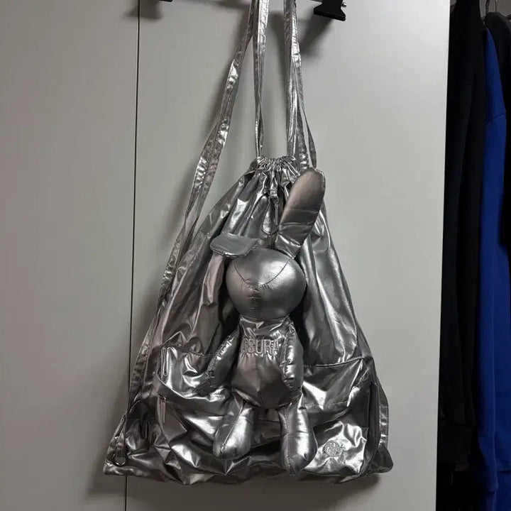 [BUNJANG] Asura Rabbit Silver Backpack / 아수라 토끼 실버 가방