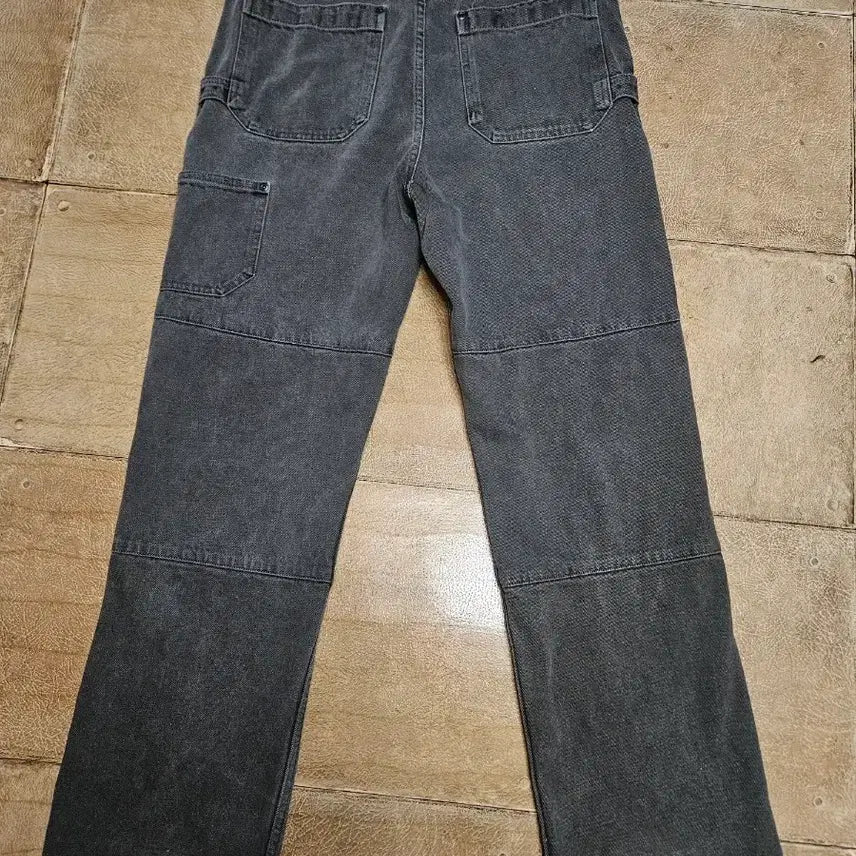 [BUNJANG] Blind Files Double Knee Gray Initial Edition Pants / 블라인드파일즈 더블니 그레이 초판 0사이즈