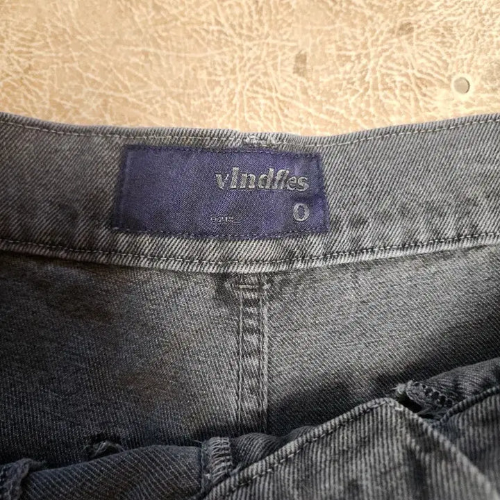 [BUNJANG] Blind Files Double Knee Gray Initial Edition Pants / 블라인드파일즈 더블니 그레이 초판 0사이즈