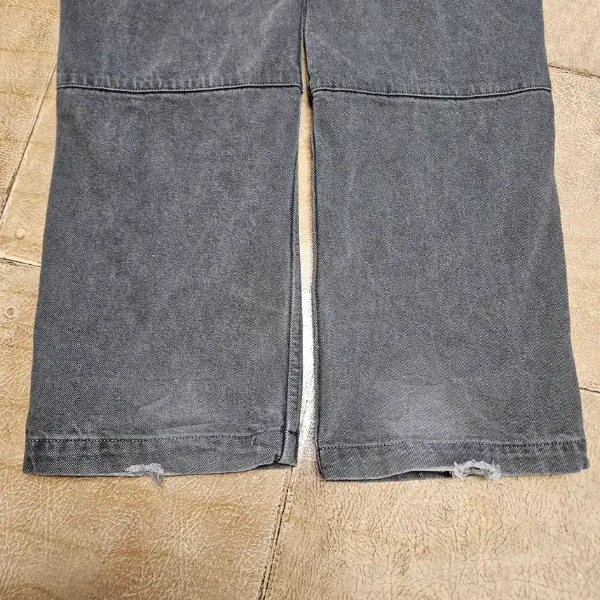 [BUNJANG] Blind Files Double Knee Gray Initial Edition Pants / 블라인드파일즈 더블니 그레이 초판 0사이즈