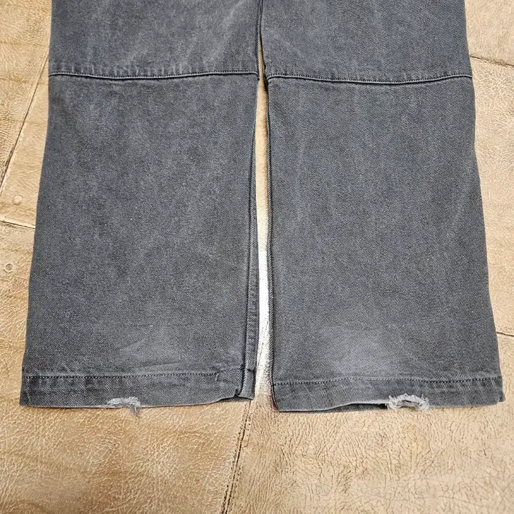 [BUNJANG] Blind Files Double Knee Gray Initial Edition Pants / 블라인드파일즈 더블니 그레이 초판 0사이즈