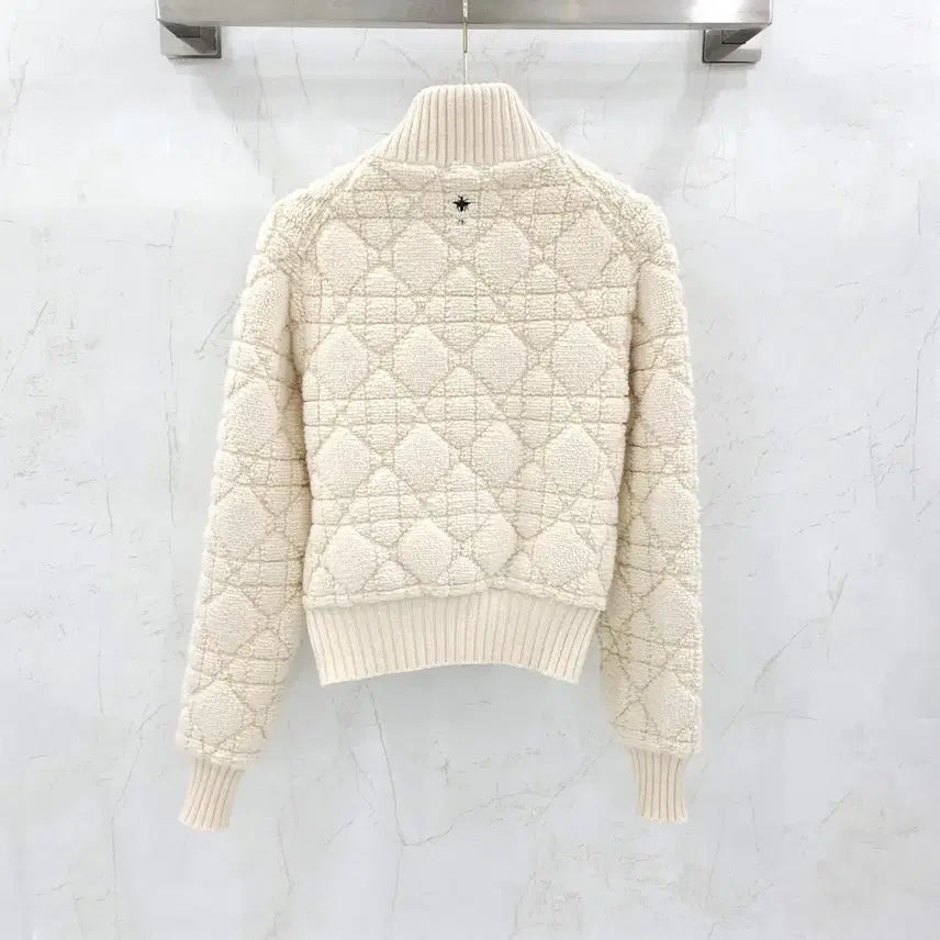 [BUNJANG] Dior Macro Cannage Zip-up Jacket / 36 / 디올 매크로 까나쥬 집업 자켓 254V20AM340