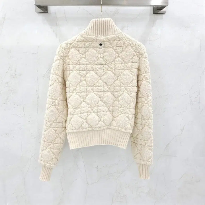 [BUNJANG] Dior Macro Cannage Zip-up Jacket / 36 / 디올 매크로 까나쥬 집업 자켓 254V20AM340