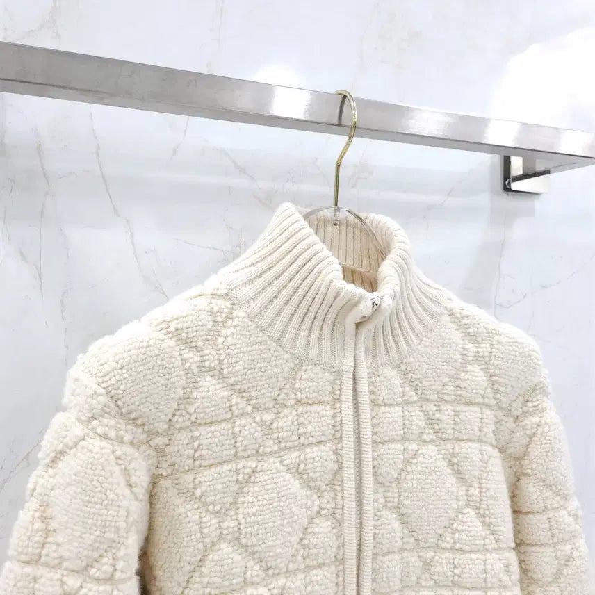 [BUNJANG] Dior Macro Cannage Zip-up Jacket / 36 / 디올 매크로 까나쥬 집업 자켓 254V20AM340