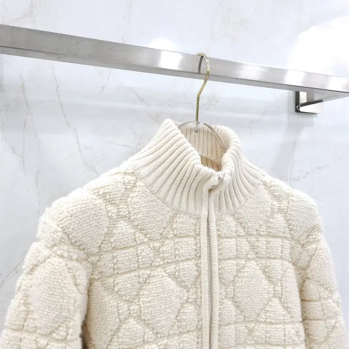 [BUNJANG] Dior Macro Cannage Zip-up Jacket / 36 / 디올 매크로 까나쥬 집업 자켓 254V20AM340