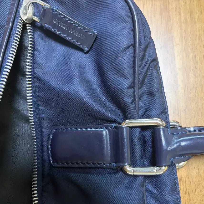 [BUNJANG] Giorgio Armani Nylon Leather Briefcase / [상태A+] 조르지오아르마니 브리프케이스 서류가방 (나일론/가죽)
