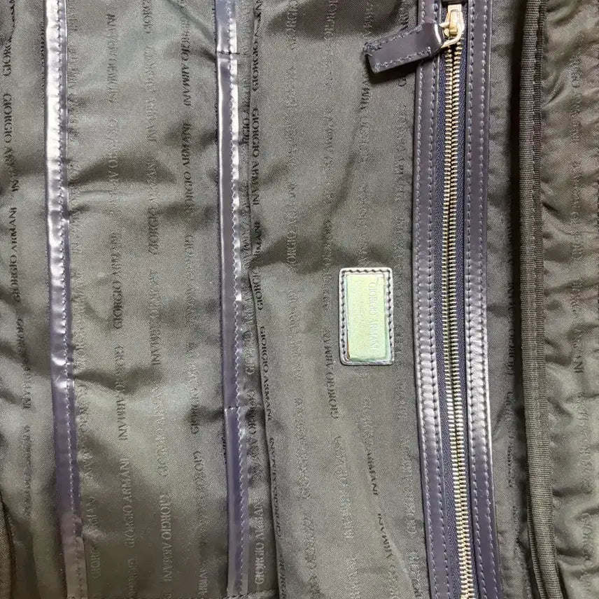 [BUNJANG] Giorgio Armani Nylon Leather Briefcase / [상태A+] 조르지오아르마니 브리프케이스 서류가방 (나일론/가죽)