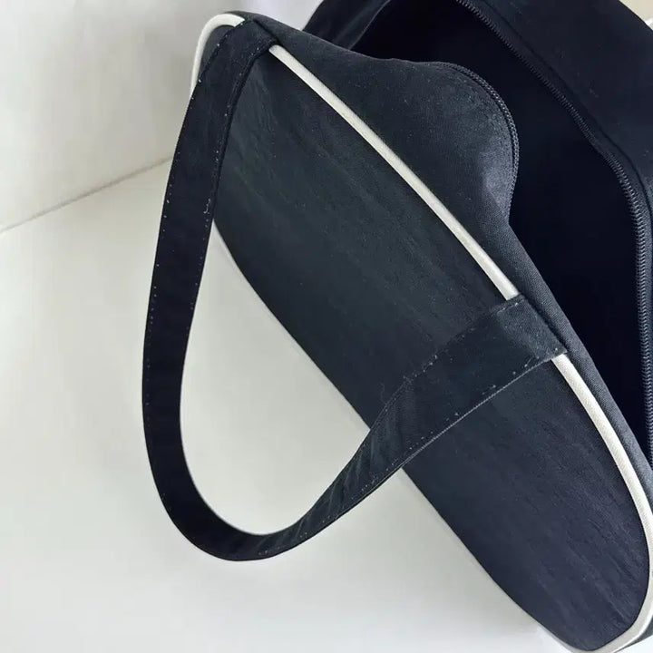 [BUNJANG] Emis Nylon Round Half Bag Black / 정품 이미스 나일론 라운드 하프백 블랙 이미스가방 이미스보부상백